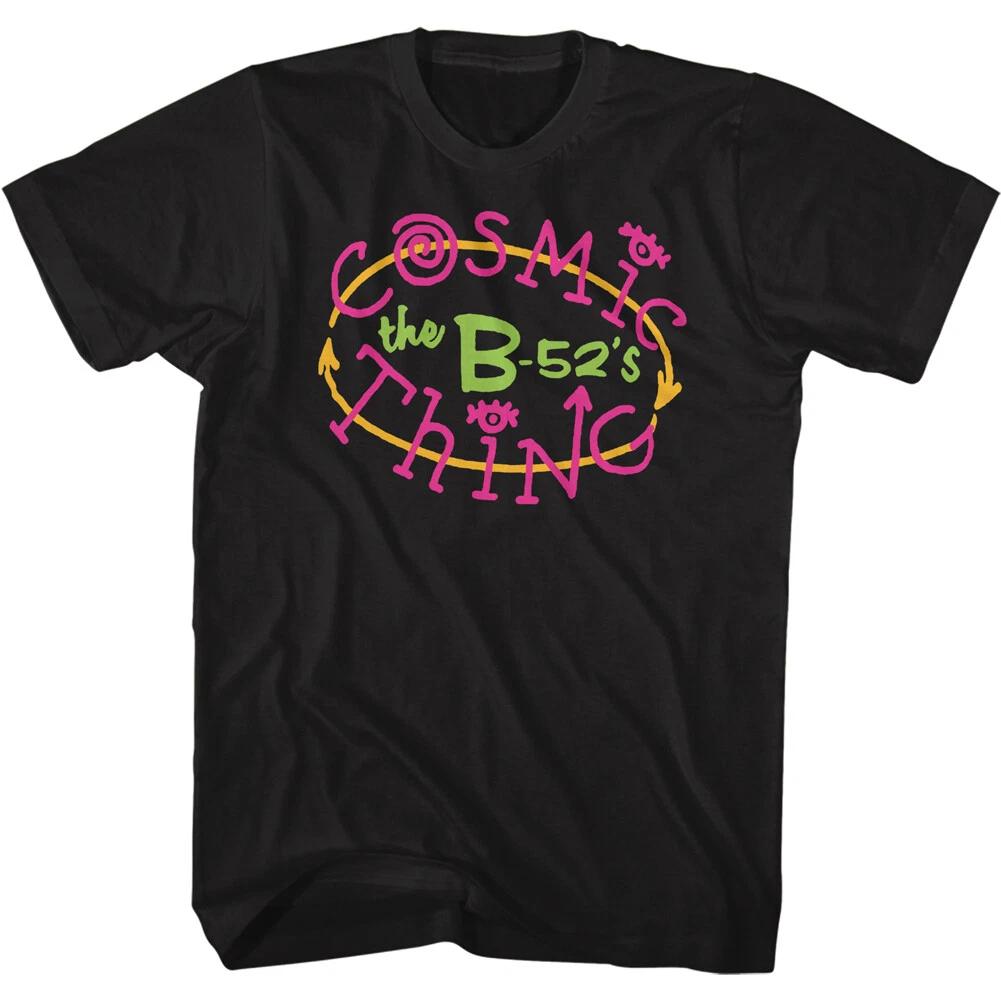The B-52 s Cosmic Thing Album 1989 Men s T Shirt New Wave Rock Band Music Merch 2XL