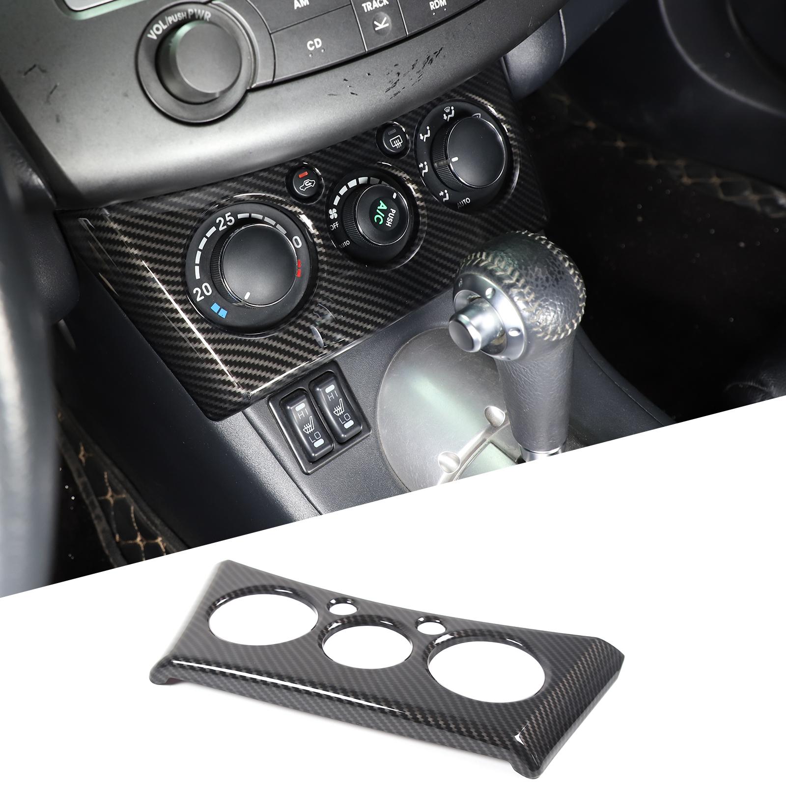 

For Mitsubishi Eclipse 06-11 ABS carbon fiber Air conditioner multimedia frame Cover Window Lifting Button Cover Car Accessories
