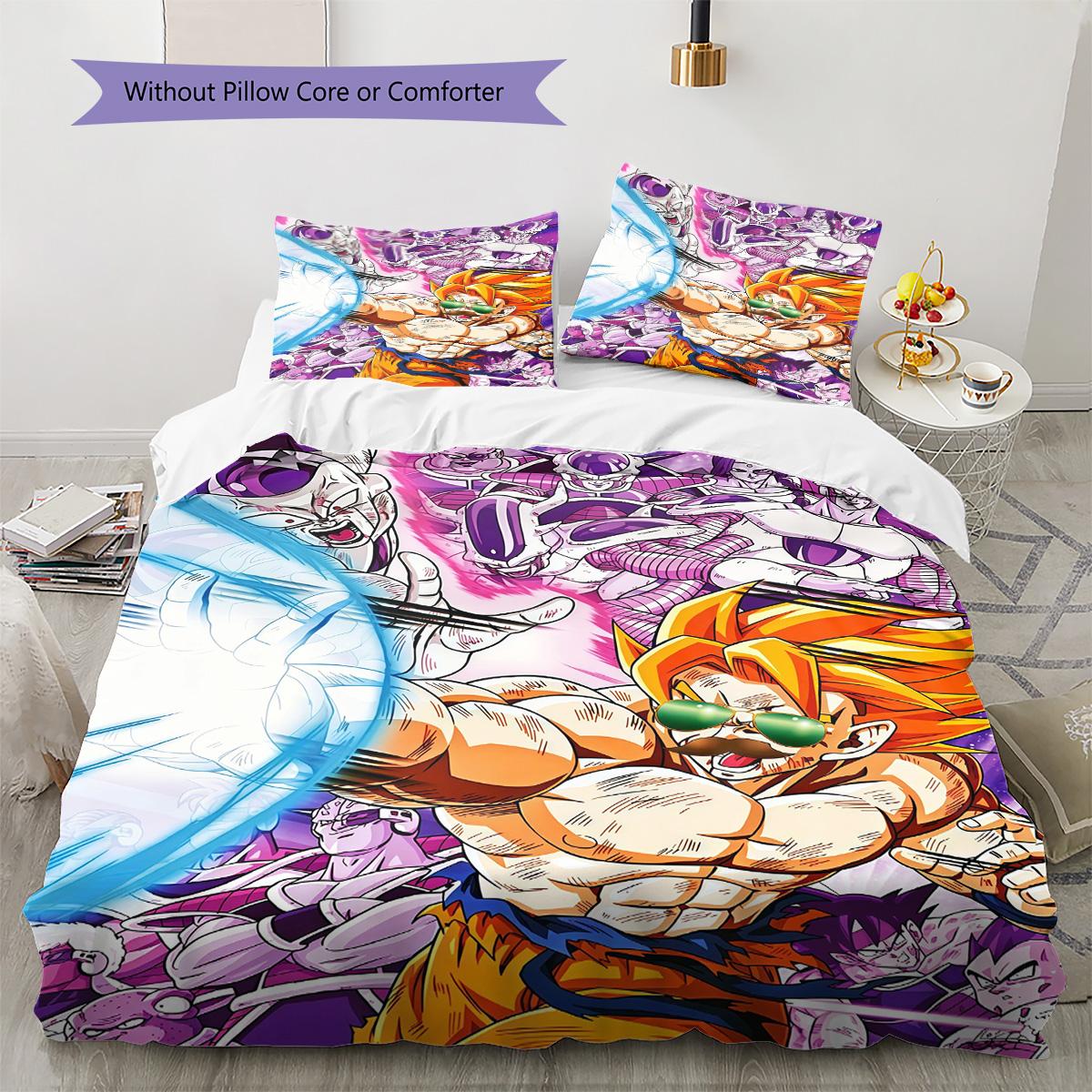 

Dragon Ball Space Bedding Set HD Print Duvet Cover Soft Comfortable 135x200cm