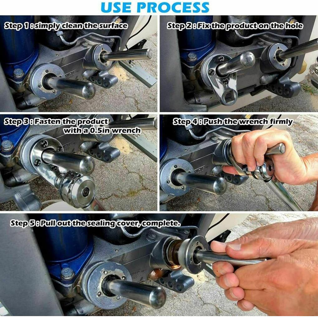 MT0004 MT0006 MT0009 Outboard Trim Tilt Pin Wrench Tools Set Fit For Yamaha Suzuki Seastar Hydraulic End Caps