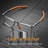 Men's Progressive HD Photochromic Anti-Blue Light Reading Glasses for Near & Distance Vision