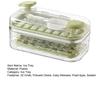 Ice Tray with Lid And Bin Prevent Odors 32 Grids Ice Cube Trays Easy Release Push-type Ice Maker for Freezer Whiskey Cocktail Coffee Tea