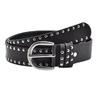 Women's Fashion Rivets Punk Style Wide Belt Casual Multi-color Jeans Accessories Versatile Student Belt