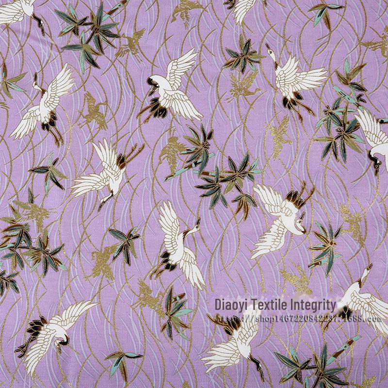 

Японская хлопковая ткань с изображением цветущей вишни для подарочной коробки ручной работы и кимоно