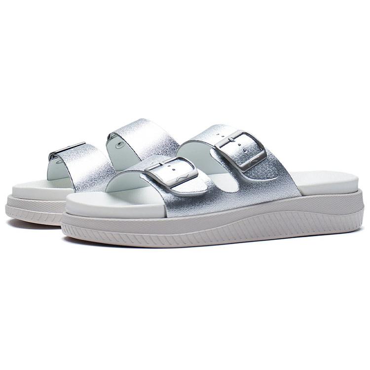 Li Ning Clap EVA Slide Slippers Women's Silver AGAS004-2