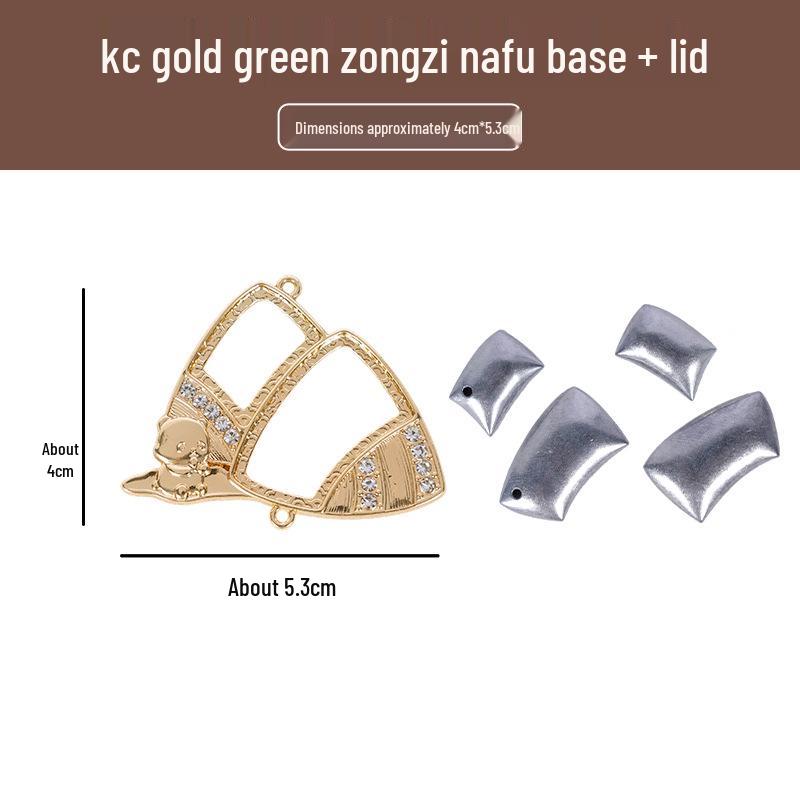 Song Brocade DIY Jewelry & Accessories Set: Necklace, Car Pendant, Earrings, Brooch, Hair Clip, Rope, Handmade Gift Materials.