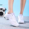 Scarpe da Ballo Moderne Donna con Ammortizzazione ad Aria Rete Traspirante Scarpe da Jazz con Lacci Sneakers Casual da Donna Ammortizzanti