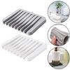 1/2pcs Bathroom Anti-slip Soap Box Kitchen Drain Soap Holder Storage Holder Silicone Self-draining Soap Holder Non-slip Mat