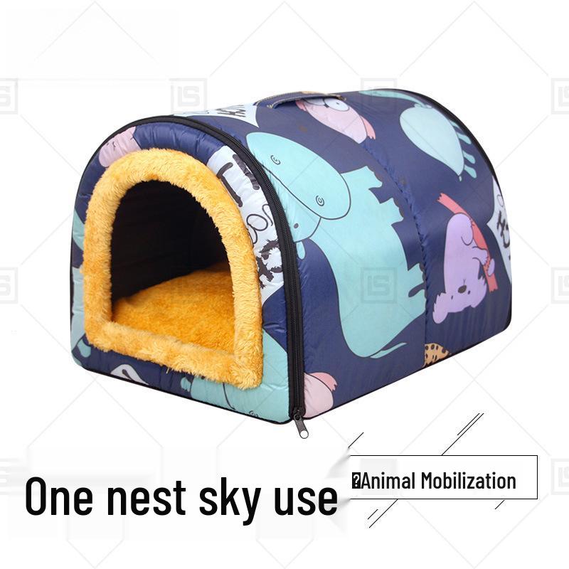 Waterproof Outdoor Pet House: Rainproof, All-Season Shelter for Cats & Dogs