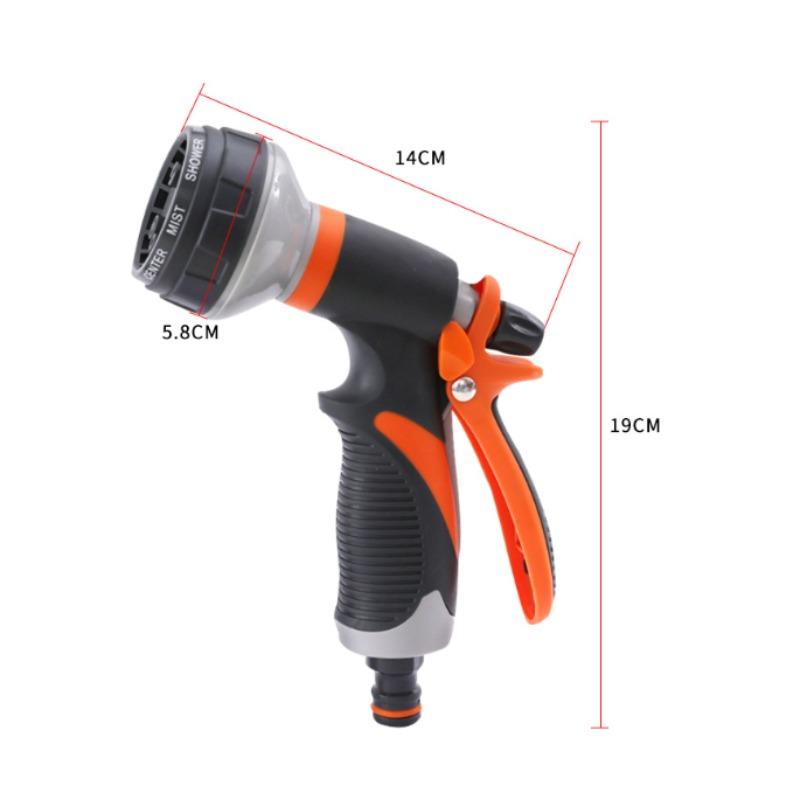 8 Function Water Gun High Pressure Water Gun Garden Plant Lawn Irrigation Water Car Washing Household Tools Portable High Pressure Water Gun