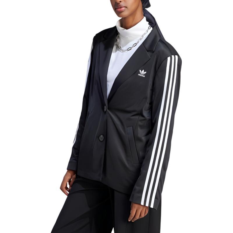 adidas Logo-embroidered Striped Blazer IK0440