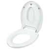 Child Potty Training Toilet Lid PP Material Double Layer Slow-Close Anti-Falling Travel-Friendly Adult Kids Household Products