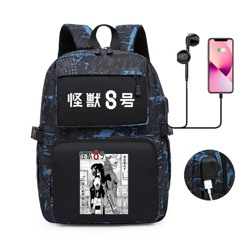 Comic Peripheral Backpack Youth School Bag