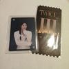 [USED] Rare TWICE Rock Paper Scissors Trading Card Chaeyoung & Original Ticket