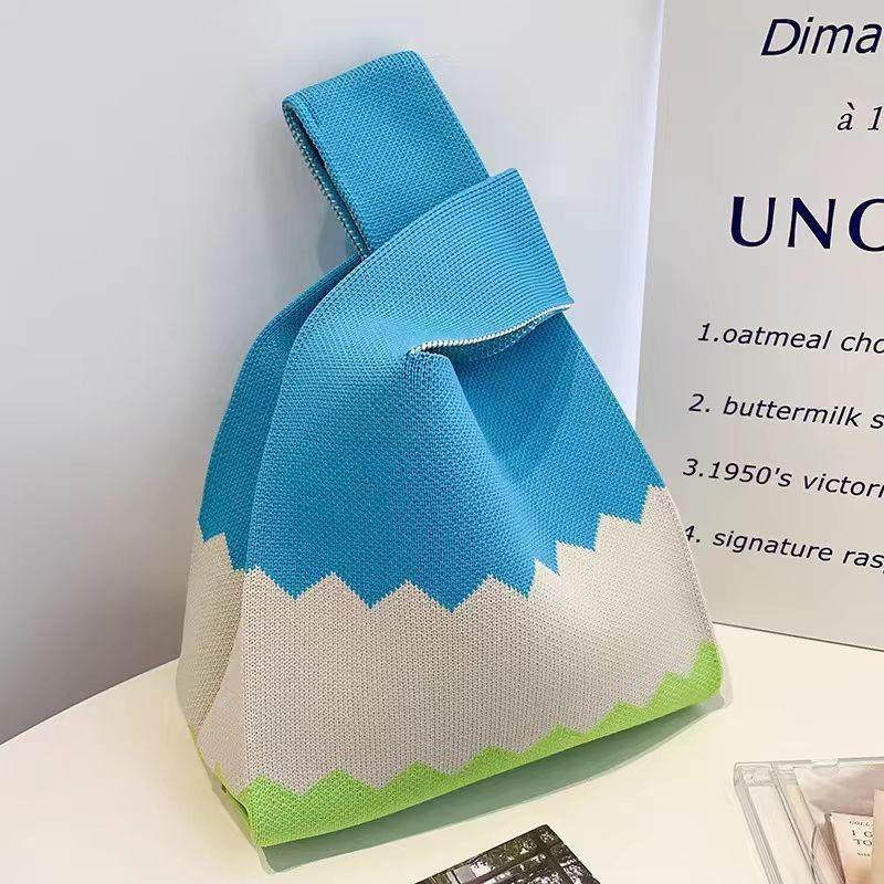 High quality thickened birthday banquet baby gift bag knitted bag gift woven bag handbag tote bag women's bag