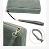 New RFID Anti-theft Passport Bag, Multi-functional Storage ID Bag, Long Double Zipper Messenger Passport Bag.