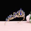 Elegant Queen Tiara Crown Vintage Princess Rhinestone Tiara Trendy Baroque Crown  Women