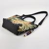 Bag Embroidery Large Capacity Shoulder Strap Messenger Bag, Retro Canvas Embroidery Shoulder Handbag Handbag