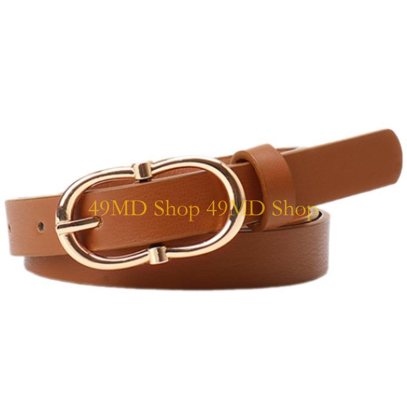 49MD Temperament Waistband Belt for Women Fashion Waist Band PU Leather Waist Belt Female Pants Dress Shirt Decoration