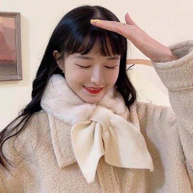 Inverno Mulheres Cruz Tiras de Pele Sintética Xale Cachecol Macio para o Pescoço Meninas Senhoras Outono Inverno Cachecol Tricotado