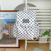 Schoolbag Internet Celebrity Girl Wind Polka Dot Backpack Female Korean Ins Niche Large Capacity Nylon Bag Travel Backpack
