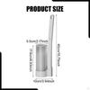 Toilet Brush Set Accessories and 6 Refills Heads, Professional Efficient Bowl Cleaning
