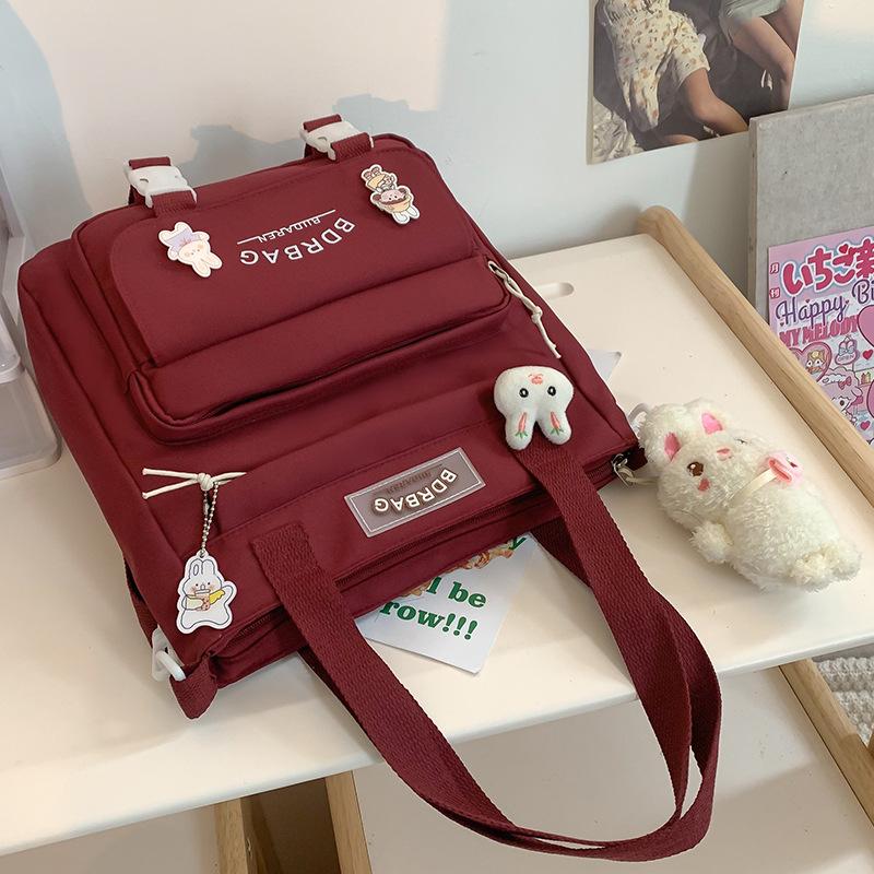 Children's Schoolbag Elementary School Students Girls Junior High School Students High School Two-piece Set Backpack