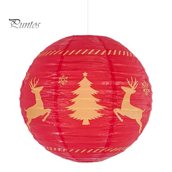 Birthday Party Decorative Props Christmas Paper Lantern, Cute Gingerbread Man Snowman Elk Pattern Ceiling Hanging Mexican Inspired Ornaments