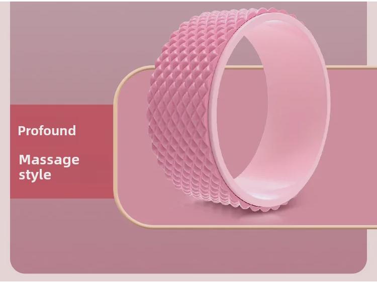Beginner Yoga Wheel: Shoulder Opener, Backbend Roller, Leg Slimming & Waist Trainer, Fitness & Pilates Equipment.