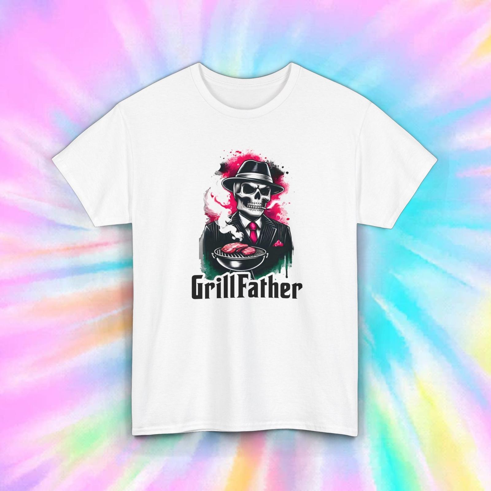Grill Father Shirt | Skull BBQ Graphic Tee | Funny BBQ Gift S-5XL S разноцветный