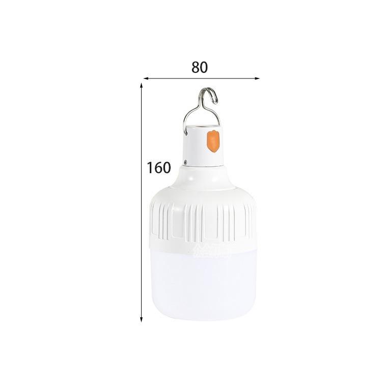 USB Multifunctional Rechargeable Light Bulb Outdoor Wireless Night Market Stall Light Household Power Outage LED Emergency Bulb