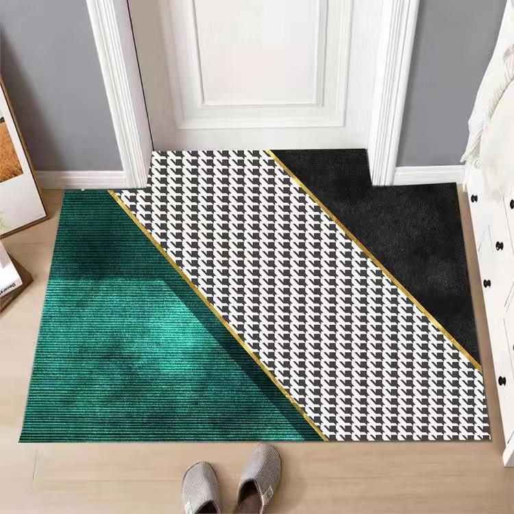 

Входной коврик Бытовой входной коврик для пола Кухня Ванная туалет Нескользящий коврик для ног Моющийся 60 * 90cm