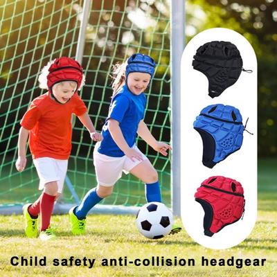 Rugby Helmet Headguard with Adjustable Strap Ultralight Impact-Resistant Soccer Ski Soft Protective Helmet for Kids Youth