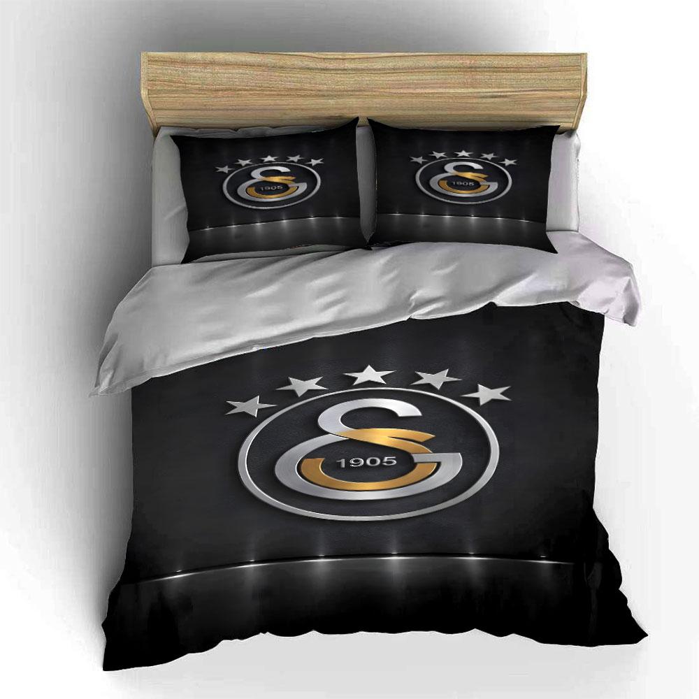 "Golden Emblem with Star Symbols, 1905" Print Bedding Set Duvet Cover Pillowcases (1* Duvet Cover 2* Pillowcases Do Not Include Comforter)