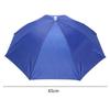 Cappello da ombrello antipioggia portatile pieghevole per pesca all'aperto, parasole impermeabile da campeggio, cappelli da spiaggia, cappelli da pesca, 55-95 cm