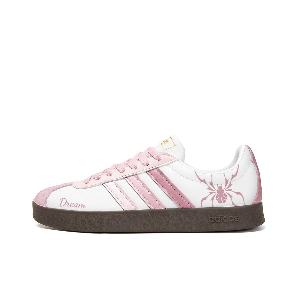 

Adidas Neo VL Court 2.0 Slip Resistant Abrasion Resistant Low top Skateboard Shoes Unisex White Pink ID6015(Team354-) 44⅔