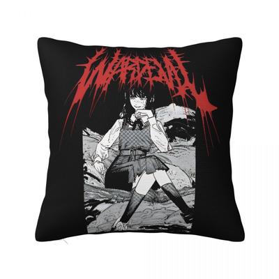 Yoru Chainsaw Man War Devil Square Pillow Cases Asa Mitaka Cushion Covers Awesome Zipper Decorative Pillowcase for Car 45x45cm