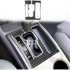 Carbon Fiber Center Console Car Gear Shift Knob Water Cap Holder Panel Cover Carbon Fiber Sticker Car Interior Trim Compatible with Toyota Tacoma