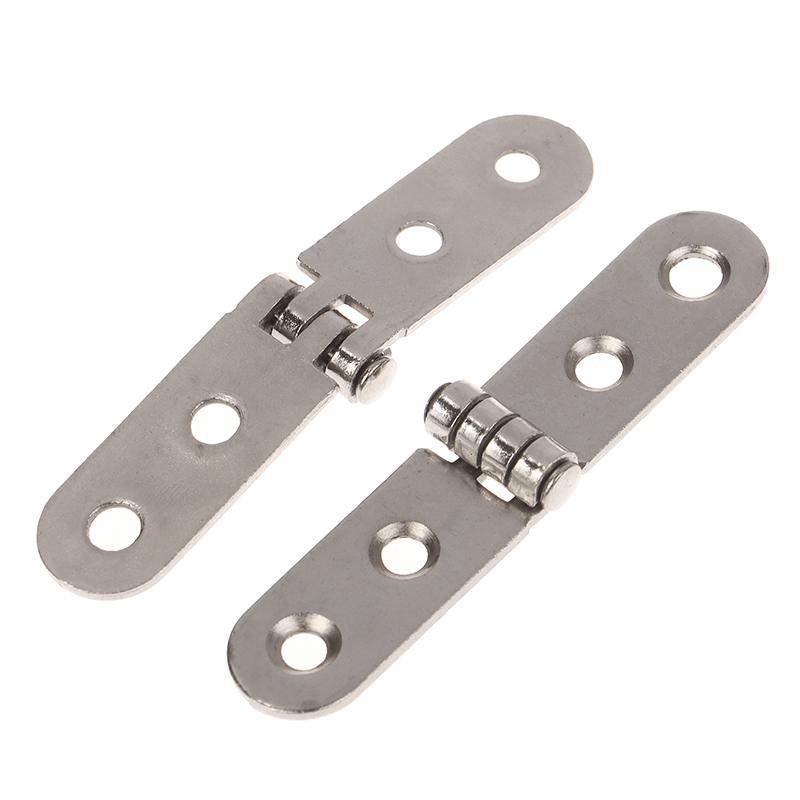 

2 шт. Складные петли на 180 градусов, накладные петли на винтах для дверцы шкафа швейной машины, мебельная фурнитура серебряный