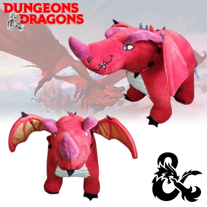 Red Dragon Plush Toy From Dungeons Dragons Perfect Gift For Fans!