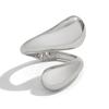Irregular Teardrop Spring Bracelet Personalized Hand Chain Simplicity Metallic Bracelets  Girl