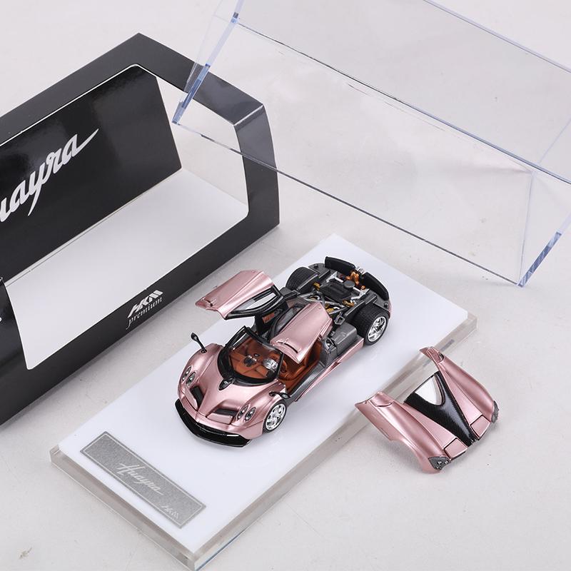 

HKM 1:64 Huayra Diecast Alloy Model Car Can Open The Door And The Hood золотой