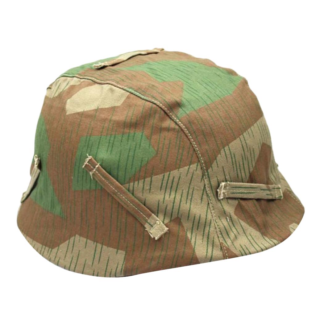 M35 Steel Helmet Cover Original Broken Camouflage Helmet Cloth M40 M42 Steel Helmet Splinter Camo Cloth Repro WWII German