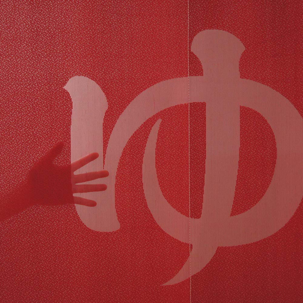 Lace Room for Hot Springs and 85 x 150 cm Flame-retardant Curtain, Divider, Half-length Curtain, Baths, (Dark Red, 11692A)