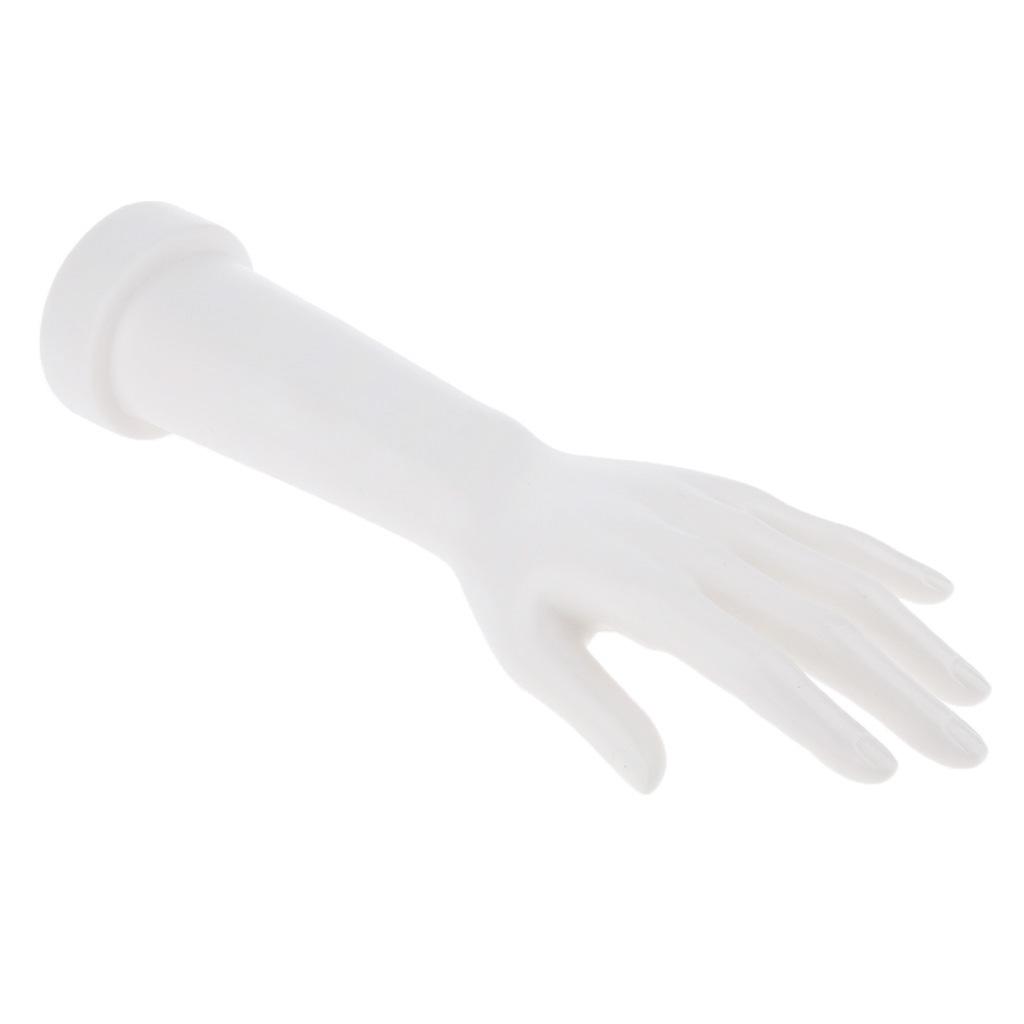 Hand Jewelry Display Stand Female Mannequin Model Props White Left