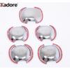 Door Handle Bowl Cup Cover Trim For Toyota RAV4 RAV 4 2009 2010 2011 Hatchback Chrome Molding Garnish Sticker Car Accessories
