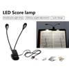 Table Lamp Clip Lamp With Clip Music Score Light Music Stand Light 2/4/8 LEDs Light Reading Lights