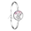 Neues Mode-Bibelvers-Armband Handgefertigtes Glasarmband Schriftzitat Schmuck Christliches Geschenk für Frauen Männer