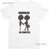 Radiohead Musik Passend für Qualitäts-Baumwoll-T-Shirt Weiß vintage Gewaschen Herren Freizeit Designer-Kleidung Streetwear Unisex Atmungsaktiv
