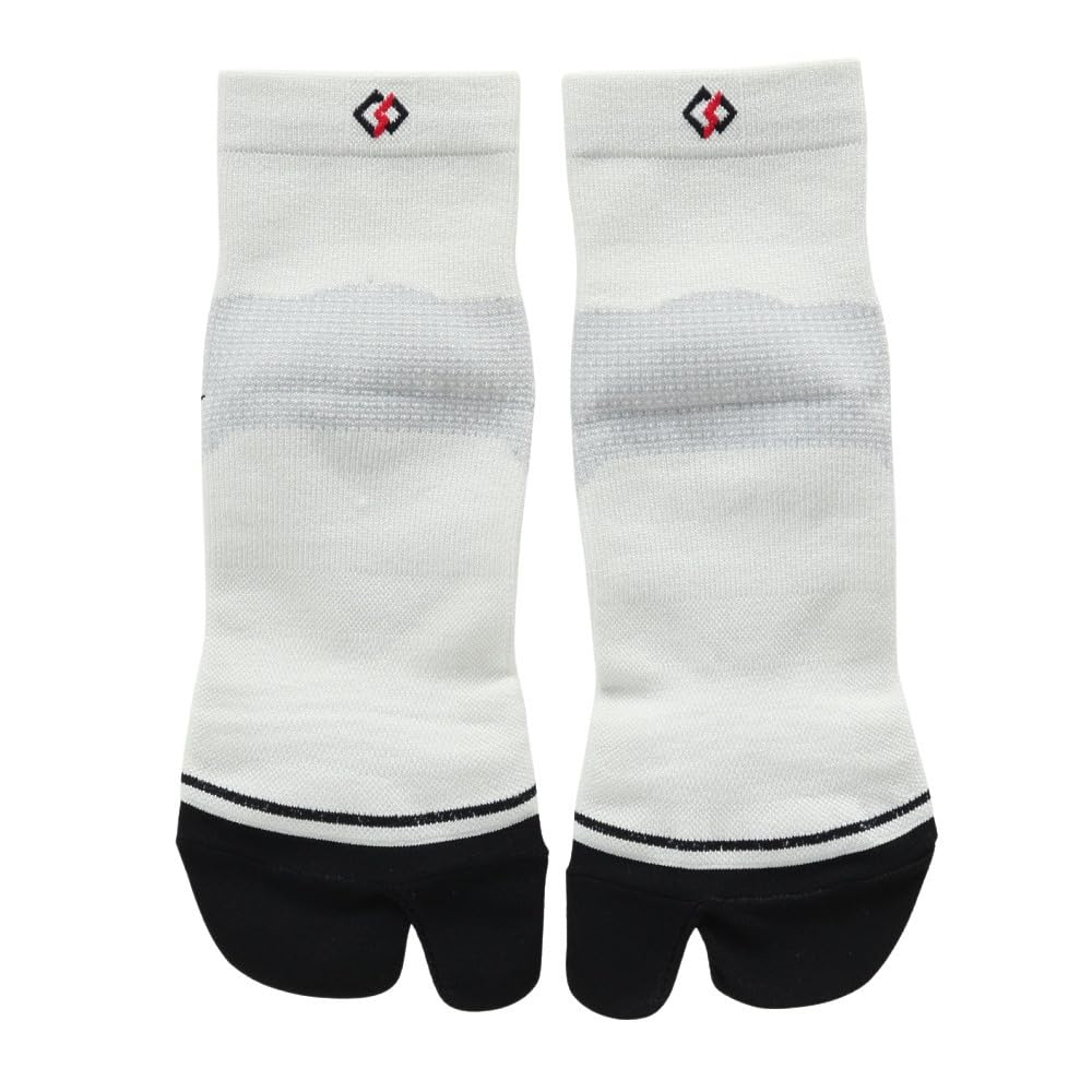 Colantotte Running RunAid Tabi DBZAA45 Socks, (Light Gray/S/Men s)